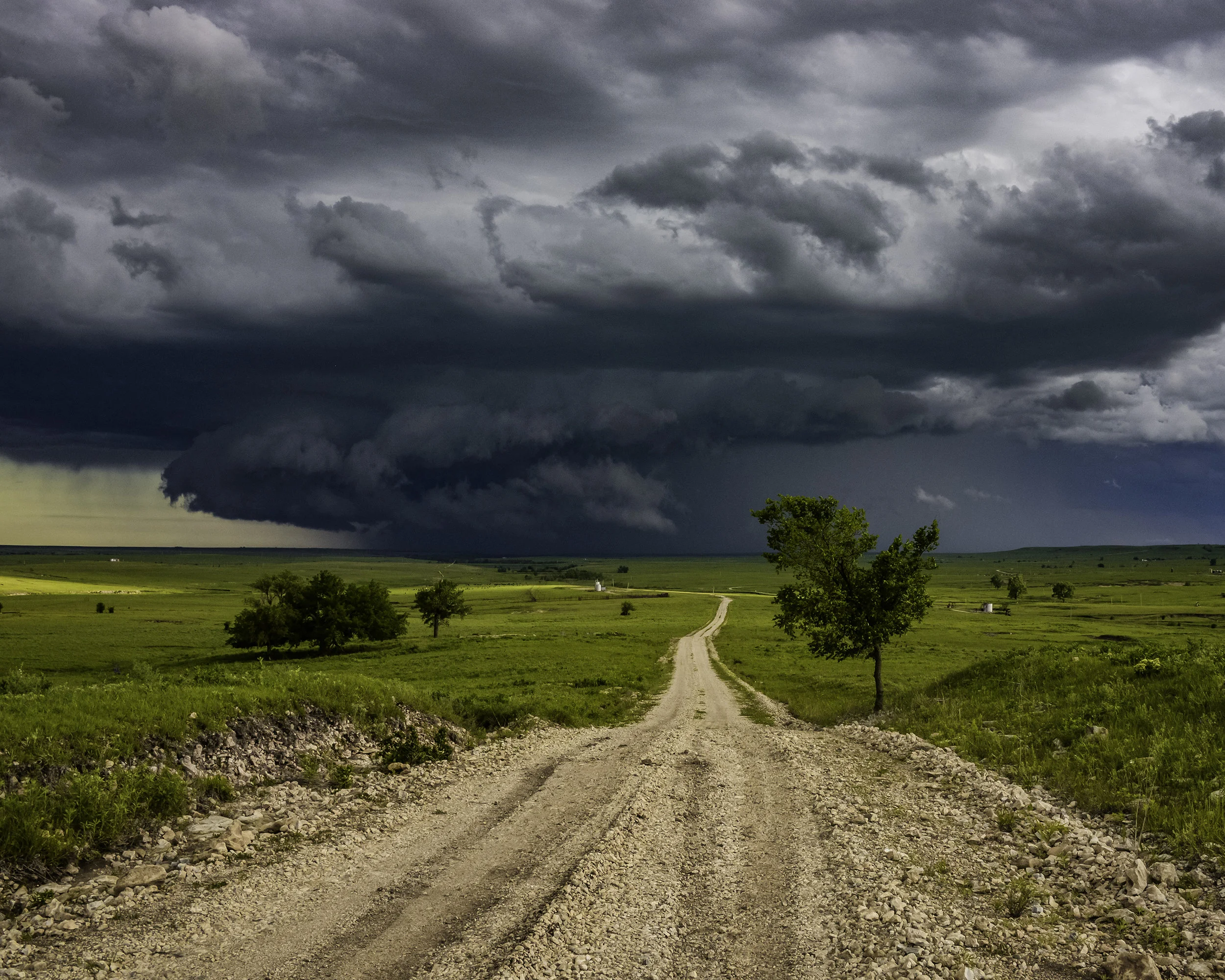 "Storm Beyond Texaco Hill," by Carlton Heller