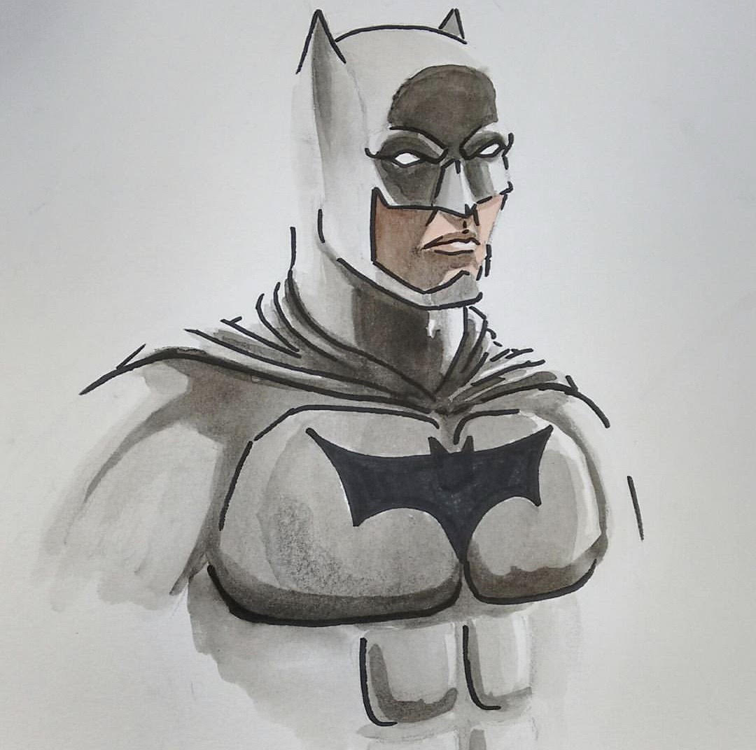 How to Draw the Dark Knight Batman « howtodrawfantasy :: WonderHowTo
