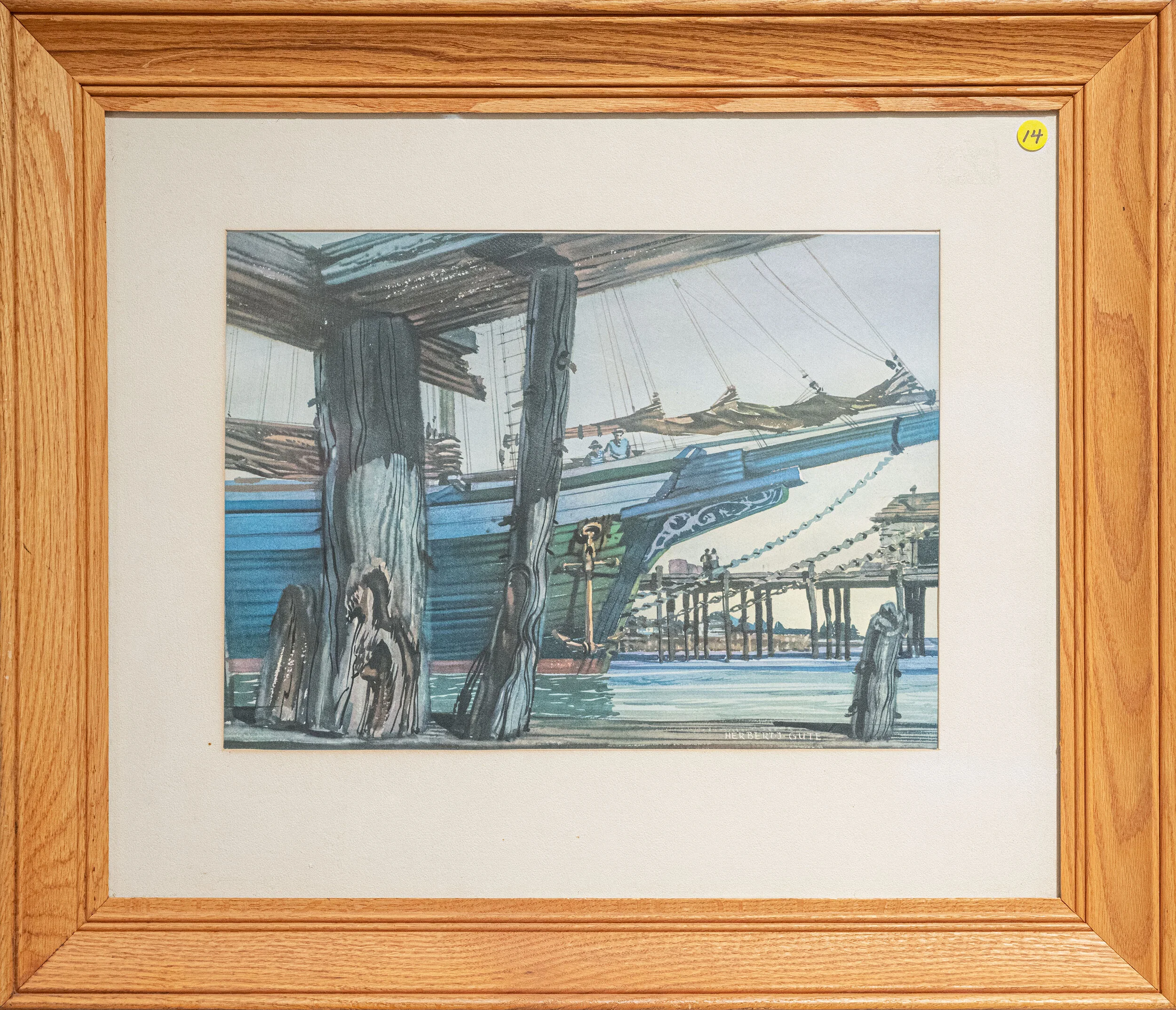 114. "Harbor Scene"