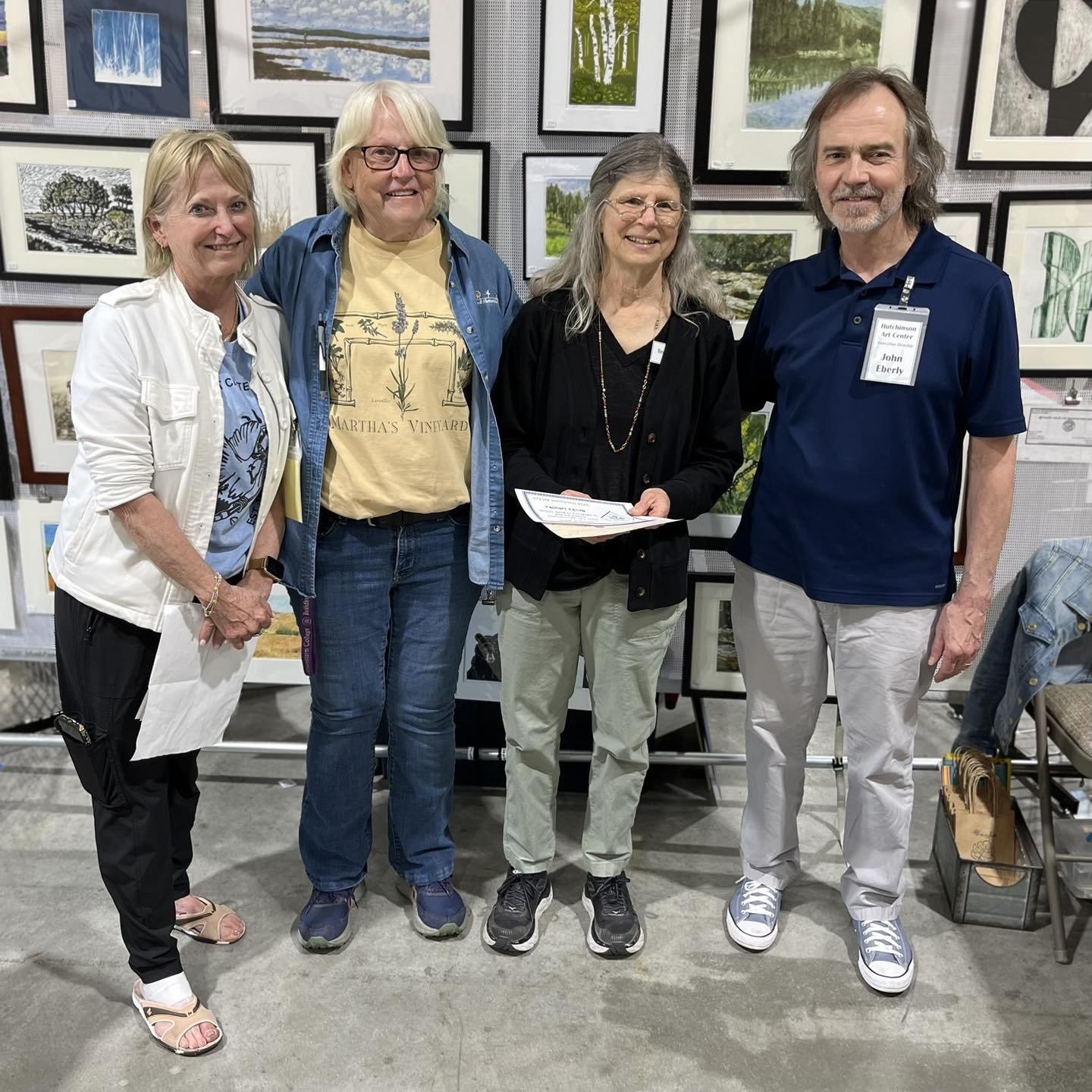 We would like to recognize our wonderful 2024 Hutchinson Art Fair award winners. 

Hutchinson Art Association 75th Anniversary Grand Award (in Memory of Ruth Dillon) ($600): Becka Jahelka

1st Place ($500): Cathy Wilkins
2nd Place ($400): Jocelyn Woo