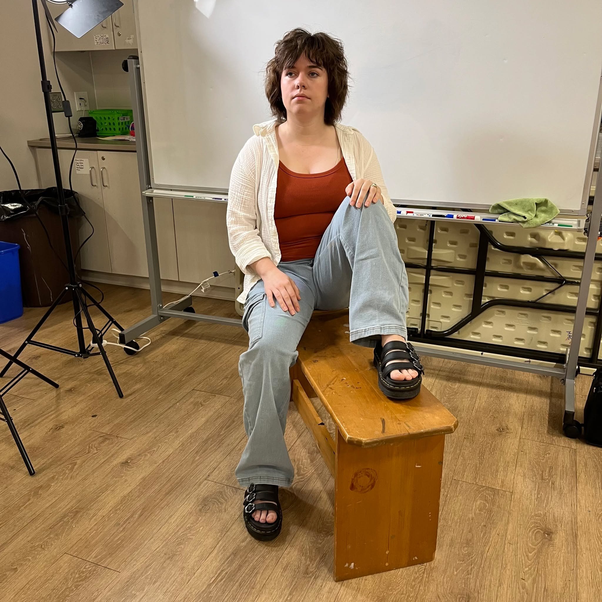 🌟SATURDAY MORNING ARTISTS IS IN SESSION🌟

Big thanks to Brittany for modeling for our artists today! Keep an eye on our social media pages for the resulting artwork later this afternoon at 4:00 PM.
---
If you would like to participate in Saturday M