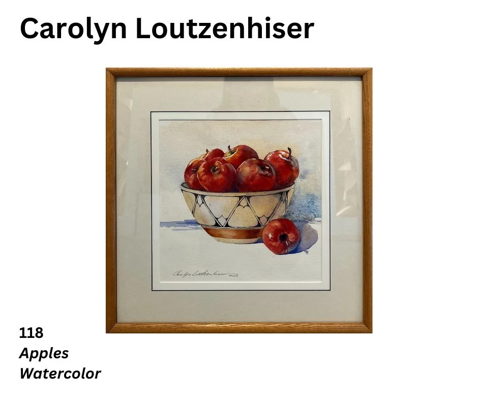 Carolyn Loutzenhiser is a featured artist from our upcoming 2025 Autumn Consignment Art Auction.

Auction artwork will be on display in our Main Gallery now through October 18th. The artwork is also viewable on our website at https://www.hutchinsonar