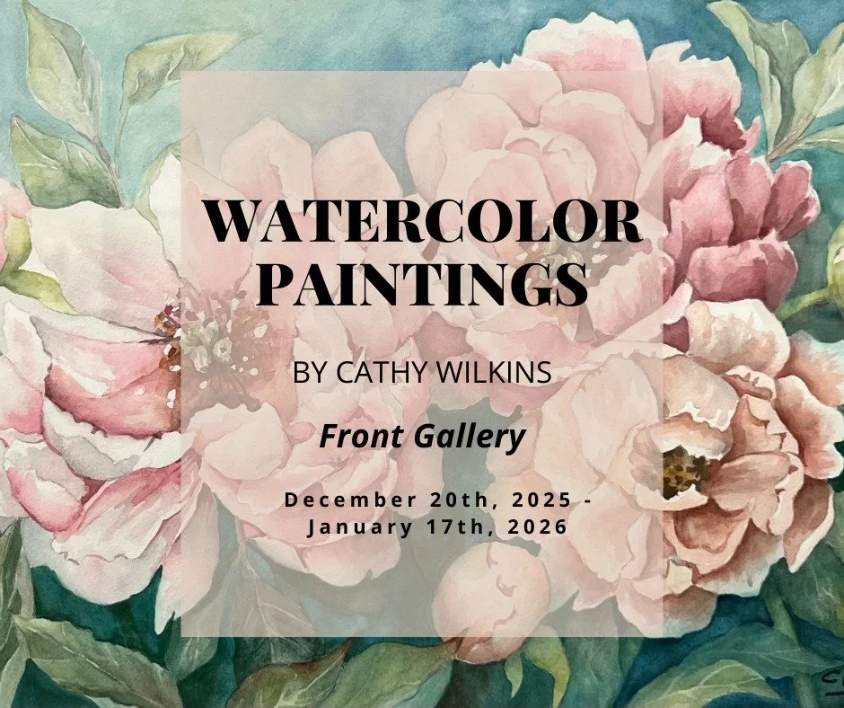 ✨COMING SOON TO THE HUTCHINSON ART CENTER✨

The Hutchinson Art Center is excited to host the beautiful work of artist Cathy Wilkins in our Front Gallery starting on Saturday, December 20th!

This is what the artist has to say about her work:

I am a 