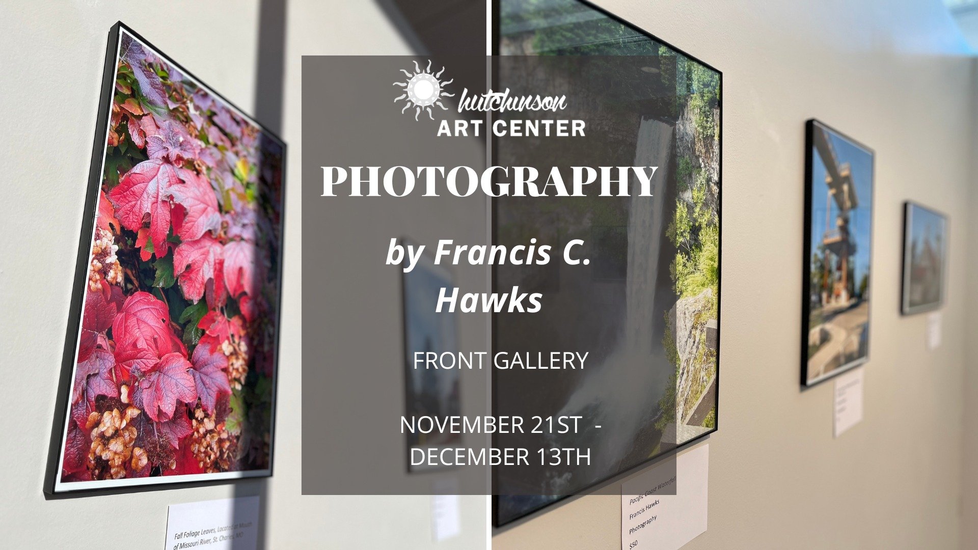 🚨LAST CHANCE🚨 

The work of Francis C. Hawks is ✨NOW✨ up in our Front Gallery but not for much longer!

When asked how long he has been taking photos, Francis C. Hawks stated, &ldquo;All my life.&rdquo; Hawks is an avid photographer who loves to tr