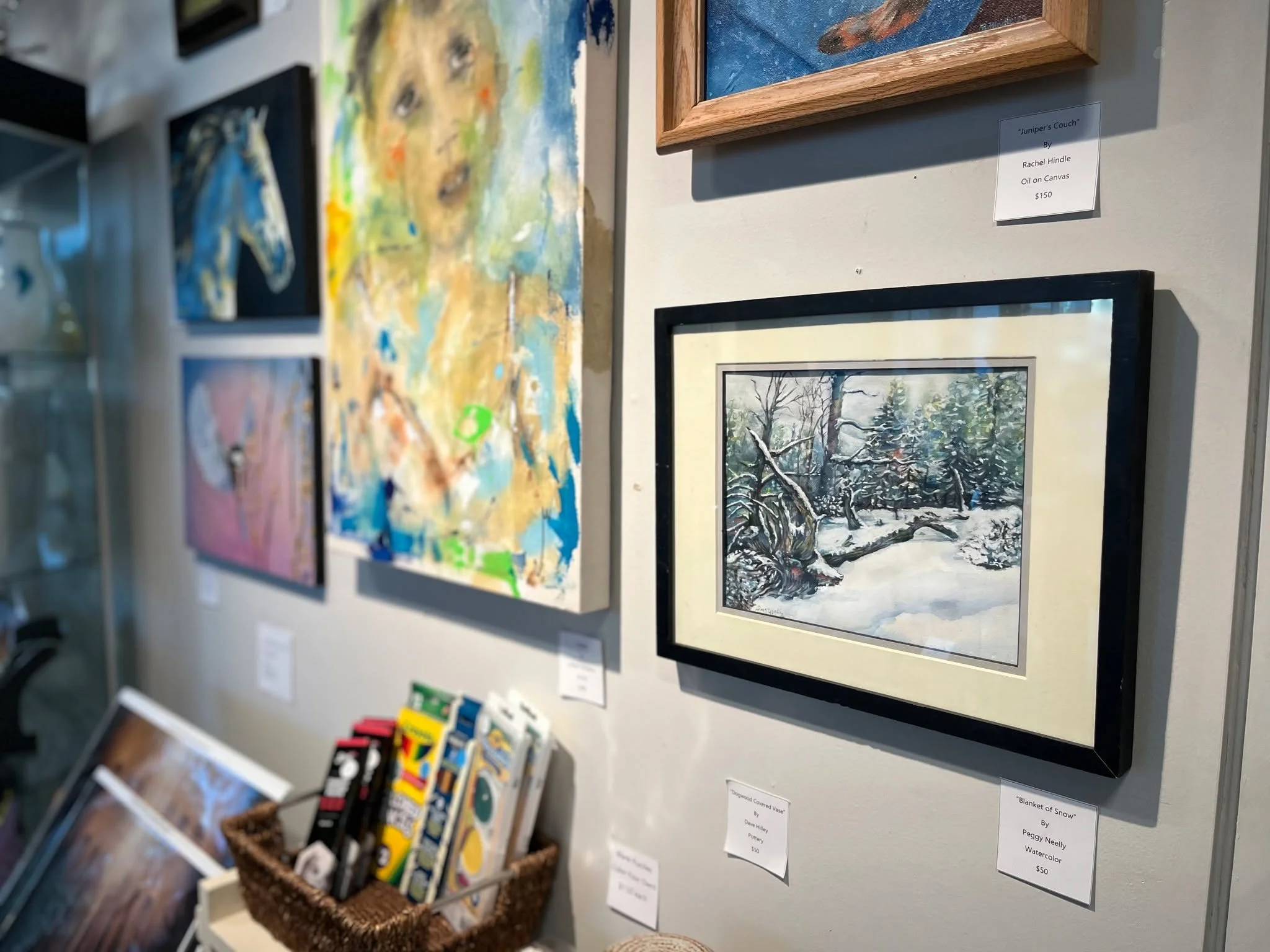 The holidays are just around the corner, so get ahead on your holiday shopping and visit the Hutchinson Art Center Gift Shop!

The Gift Shop is full of works by local and regional artists, crafters, and artisans, as well as nifty novelty art items. Y