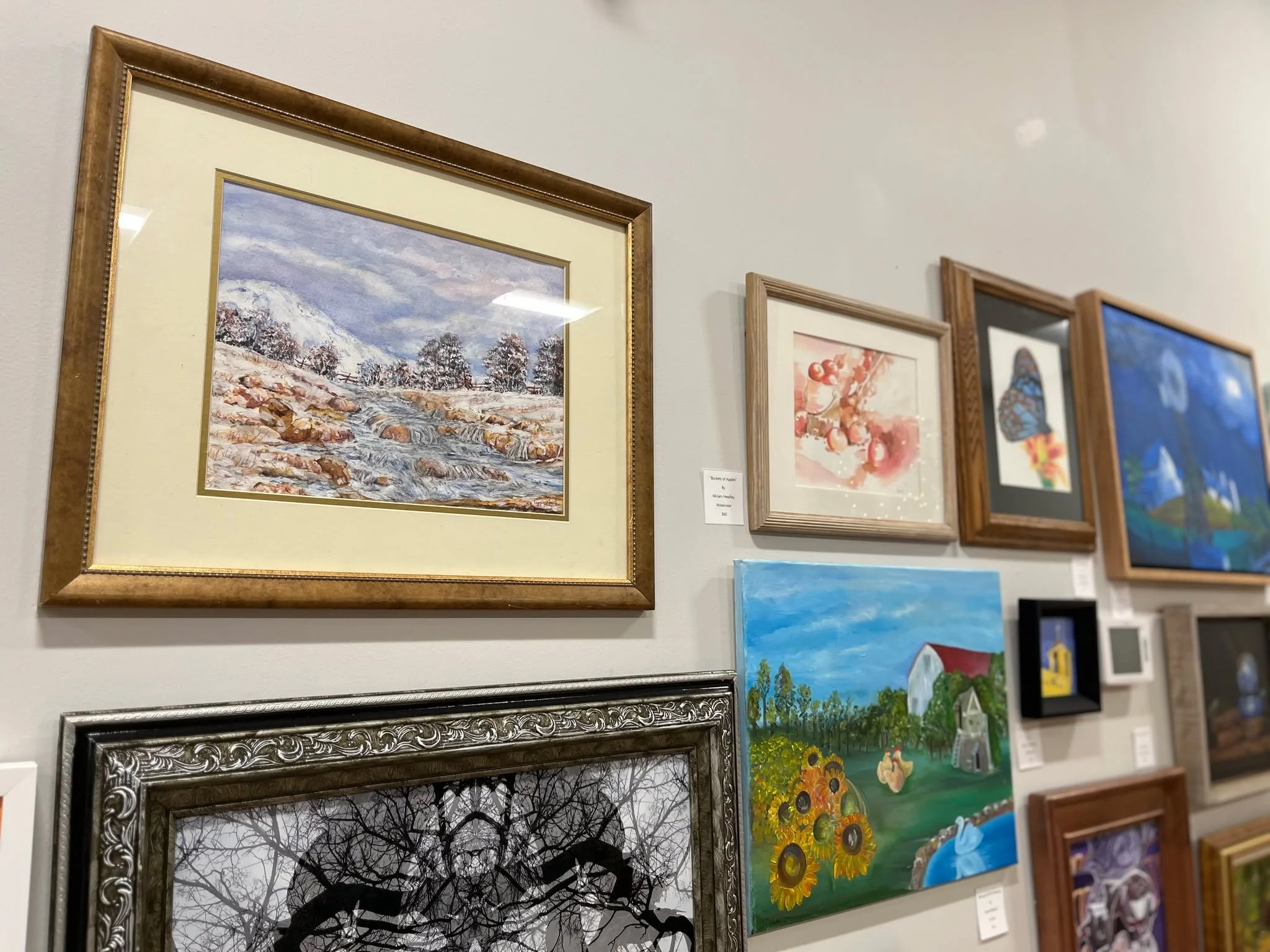 Located past the Main Gallery, on the left-hand wall&hellip;

The Hutchinson Art Center Members Consignment Gallery is the place to find amazing artwork for sale created by Hutchinson Art Association members. This is a constantly changing display, wi