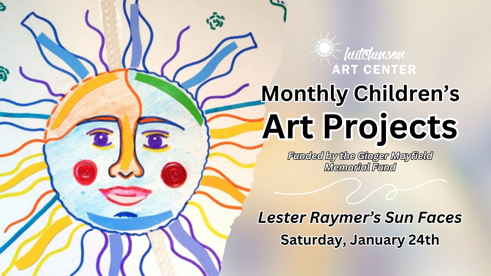 Our Monthly Children&rsquo;s Art Projects will be taking a break in December, but will return in January of 2026! Have your little ones ring in the new year by joining us at the Hutchinson Art Center for Monthly Children&rsquo;s Art Projects, led by 