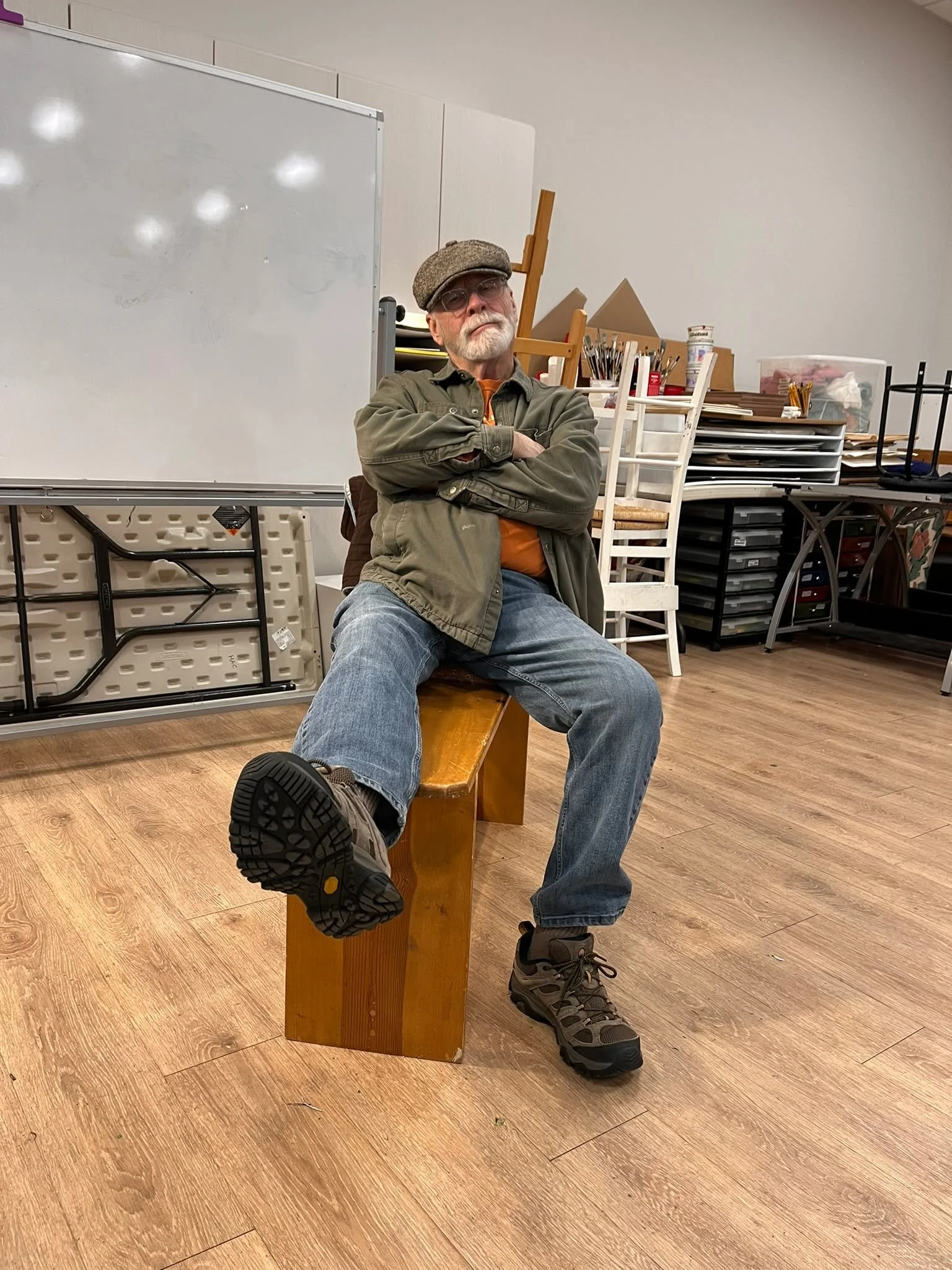 🌟SATURDAY MORNING ARTISTS IS IN SESSION🌟

Big thanks to Dean for modeling for our artists today! Keep an eye on our social media pages for the resulting artwork later this afternoon at 4:00 PM.
---
If you would like to participate in Saturday Morni