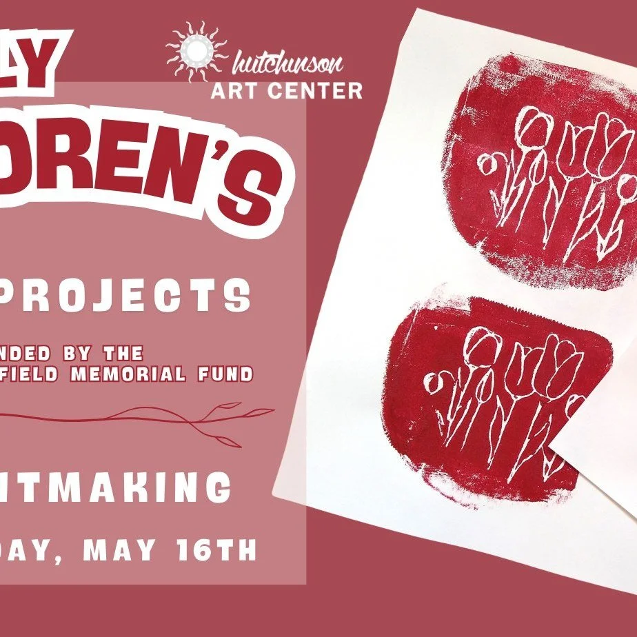 Join us at the Hutchinson Art Center for our Monthly Children&rsquo;s Art Projects, led by artist and educator Beckie Vega!

These make-n-take art classes are an opportunity for children aged 6 through 12 to create their own work of art!

This month,