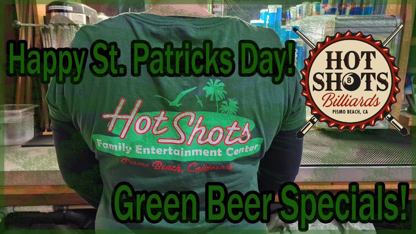 Happy Saint Patrick's day! Join us from Noon to Midnight!  Green Beer specials and more!  #supportsmallbusiness