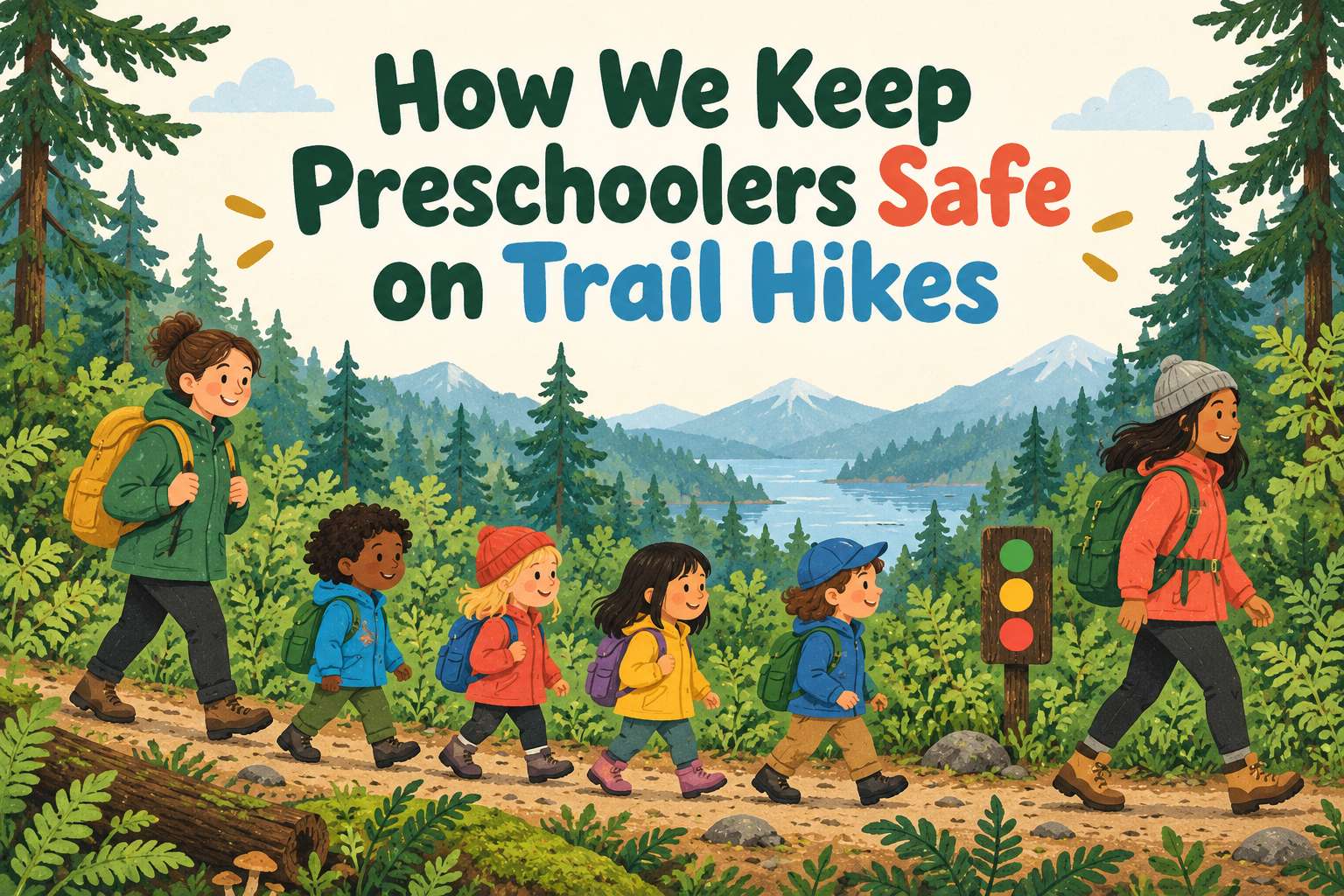      

 
   How We Keep Preschoolers Safe on Trail Hikes   This post is part of our blog series on the Wind Rose Outdoor Safety Booklet, so families can have an in-depth look at how we handle the trails. Check out the full    safety booklet    or cat