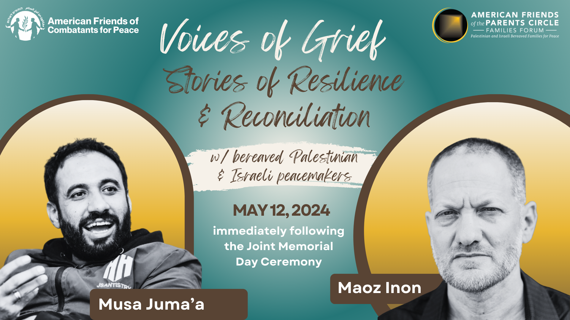 Voices of Grief Joint Israeli-Palestinian Memorial Day Ceremony