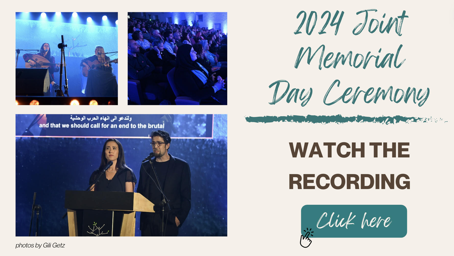 The 2024 Joint Israeli-Palestinian Memorial Day Ceremony