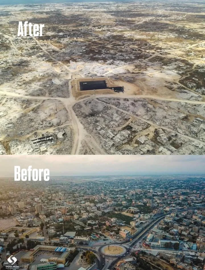 The City of Khan Younis - Before and After