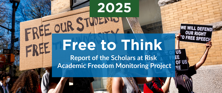 Scholars at Risk Releases Free to Think 2025 — The Trebuchet