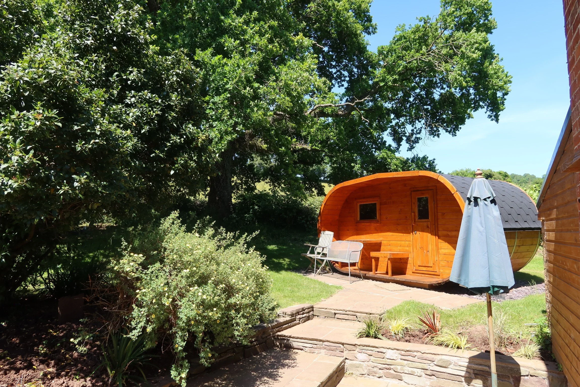 Sauna from the hot tub.jpg