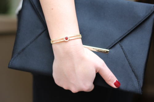 Red lab grown Diamond Bracelet