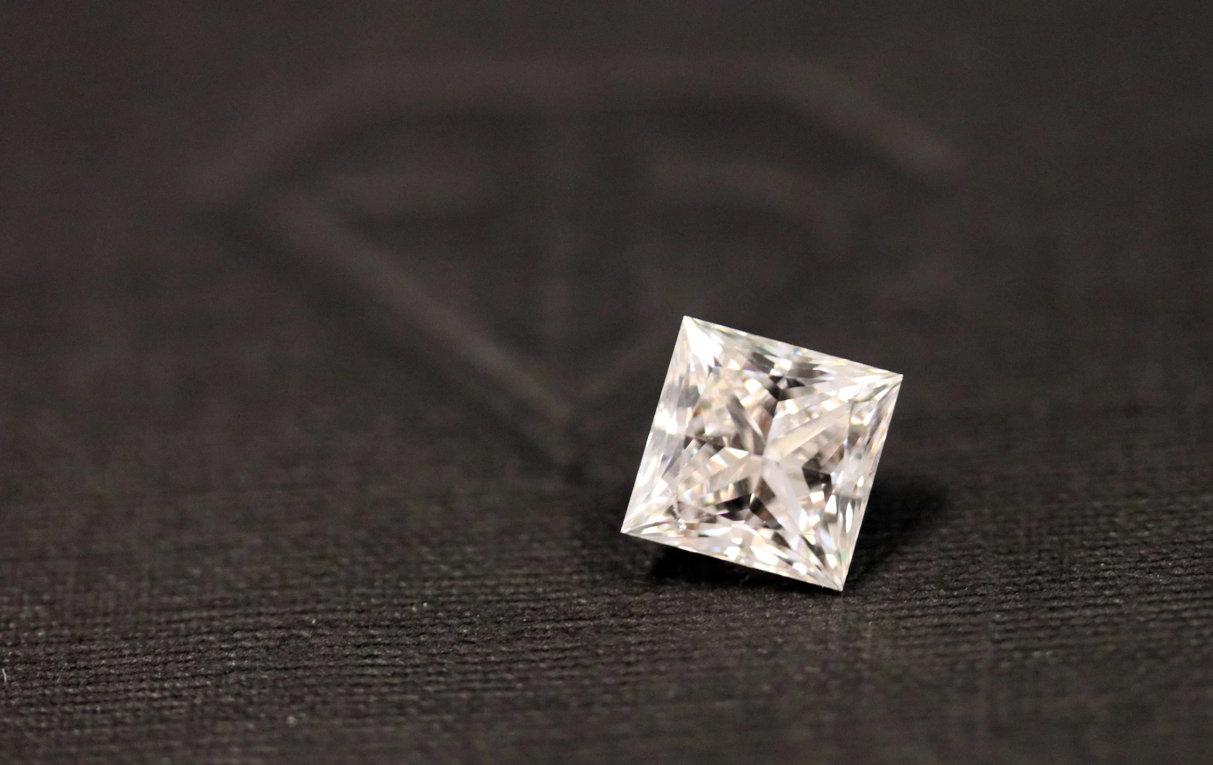 loose princess cut lab grown diamond Ada Diamonds