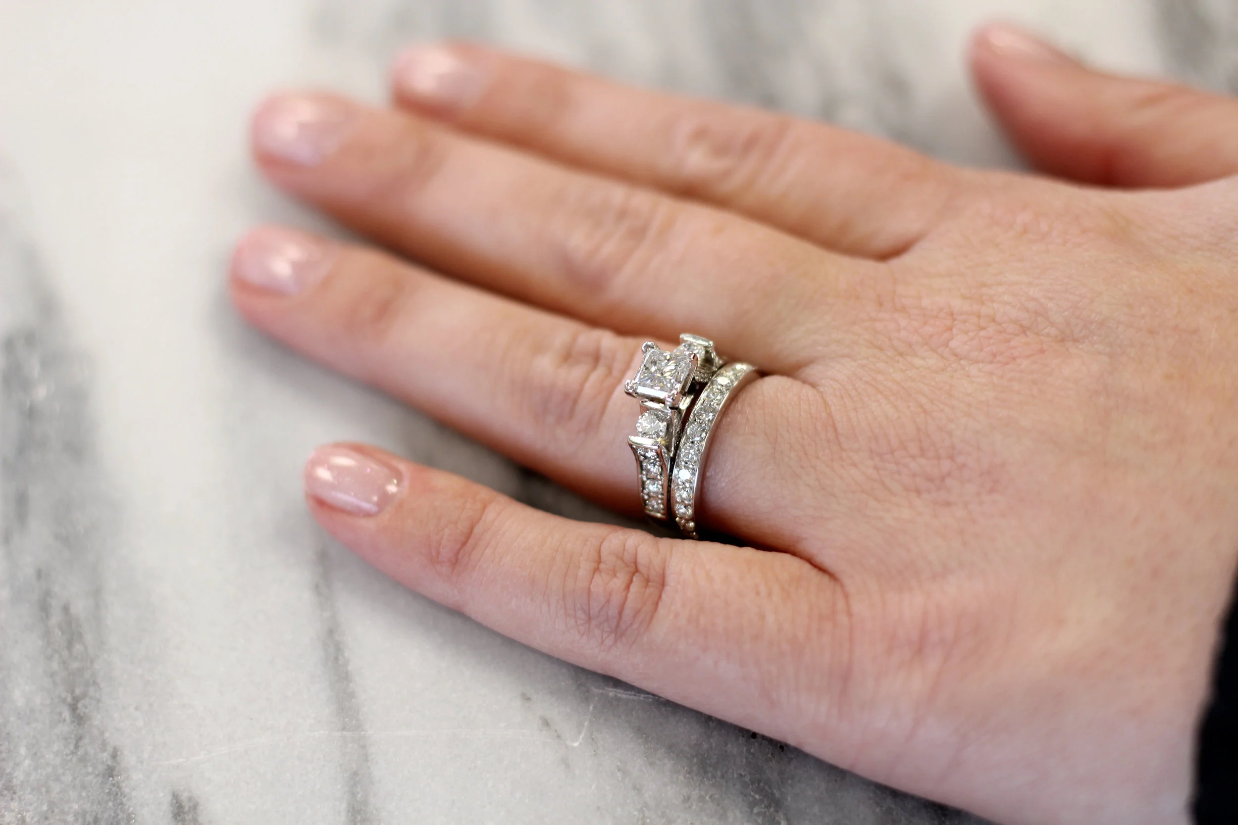 Wedding Band Set without Anniversary Band