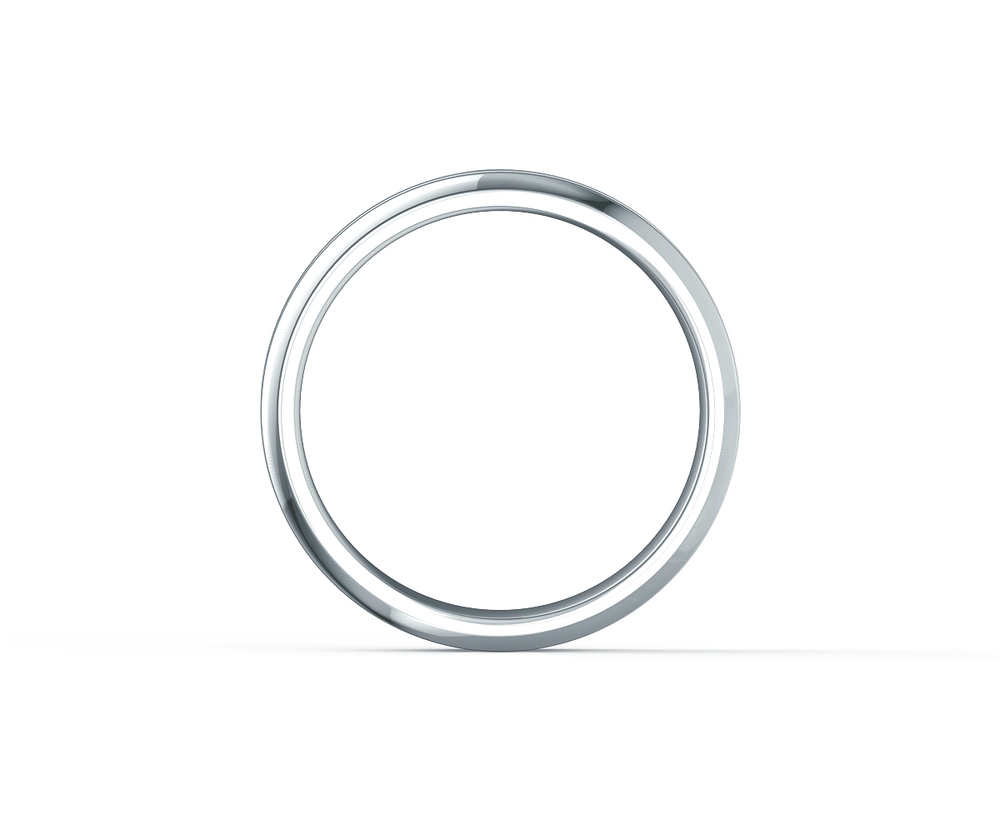 Men's Metal with Lab Created Polydiamond Inlay Wedding Band Design-142