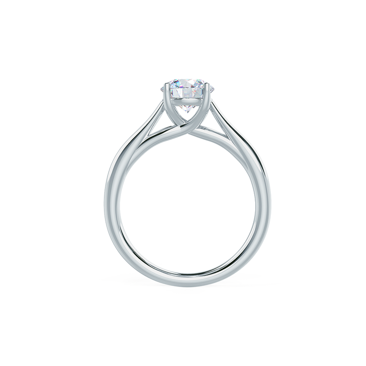 Lab Diamond Petite Trellis Solitaire Engagement Ring 1.03ctw Rendering Design AD069