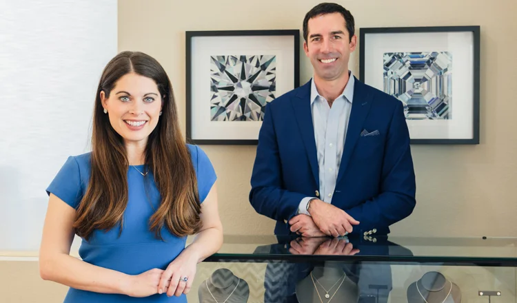 Ada Diamonds Co-Founders Lindsay Reinsmith & Jason Payne (a wife-husband team)