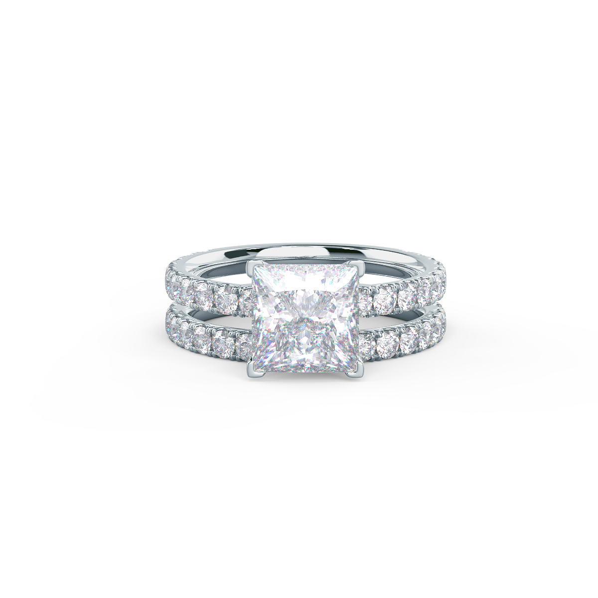   This setting pairs with a wide variety of wedding band styles.     View Wedding Band Details   