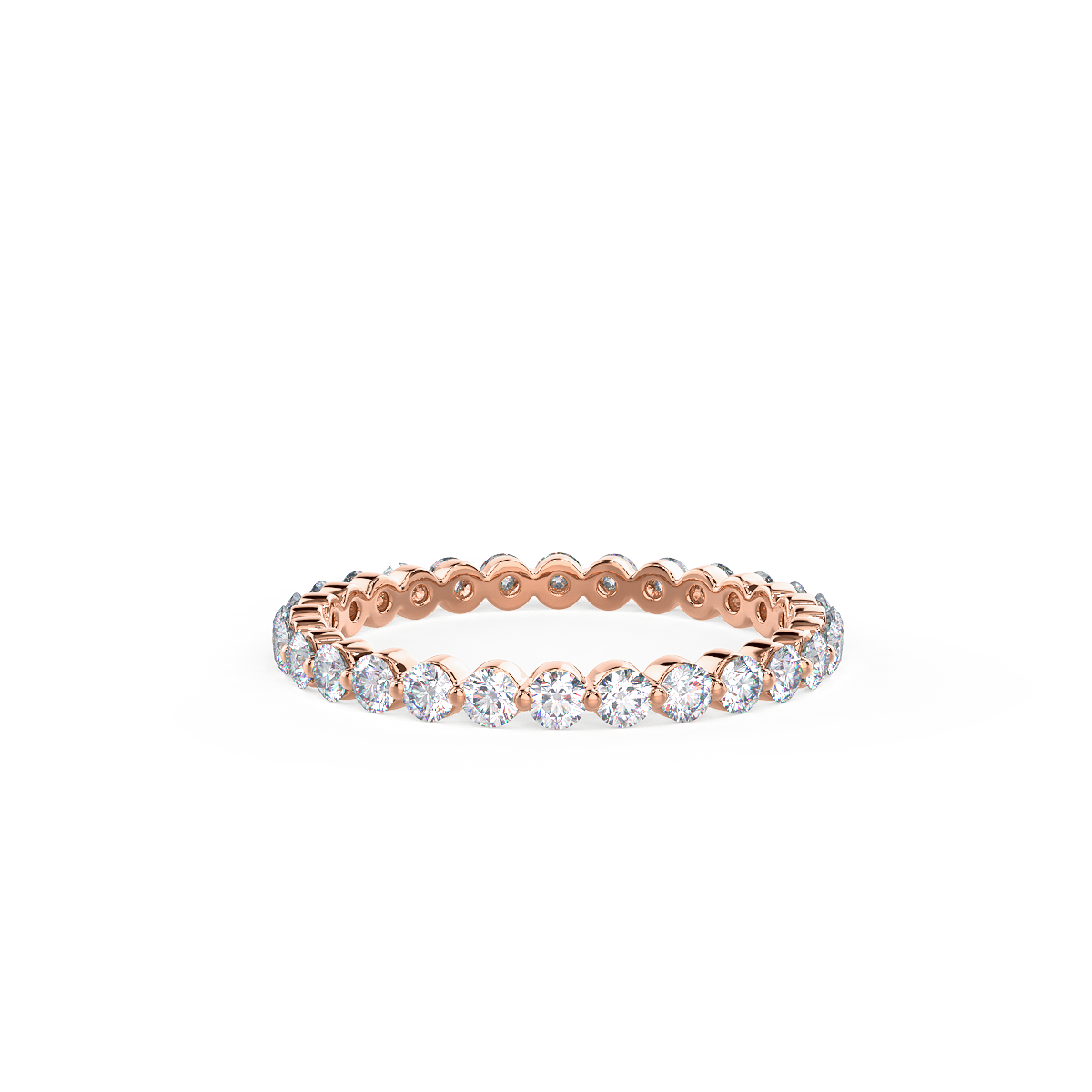 Shared Prong Eternity Band