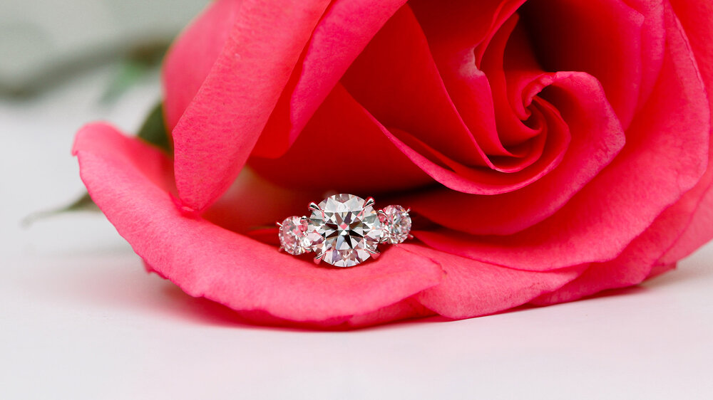 Three Stone Lab Diamond Engagement Ring Style Guide