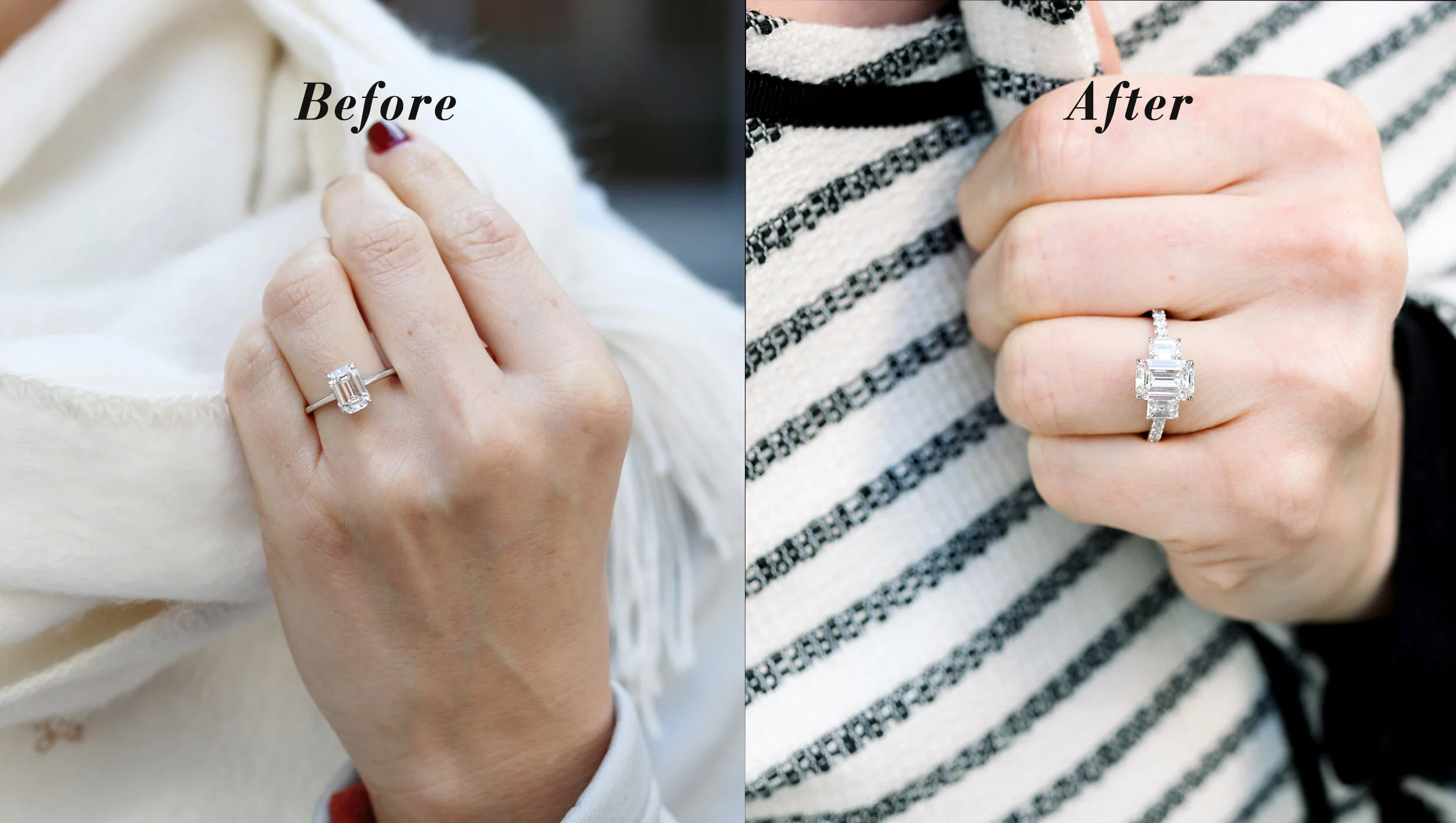 Solitaire Lab Diamond Engagement Rings