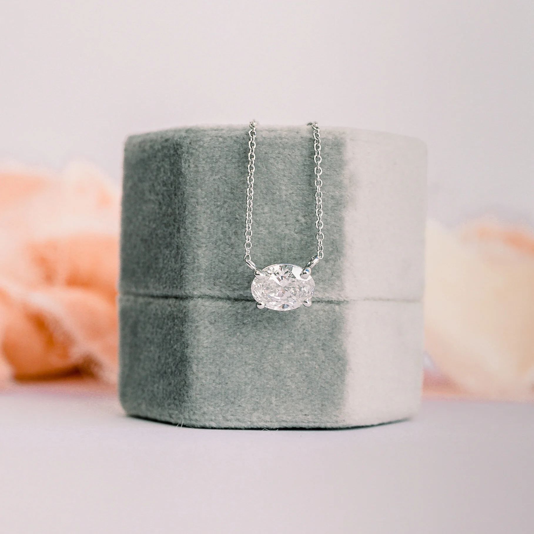 East-West Oval Pendant