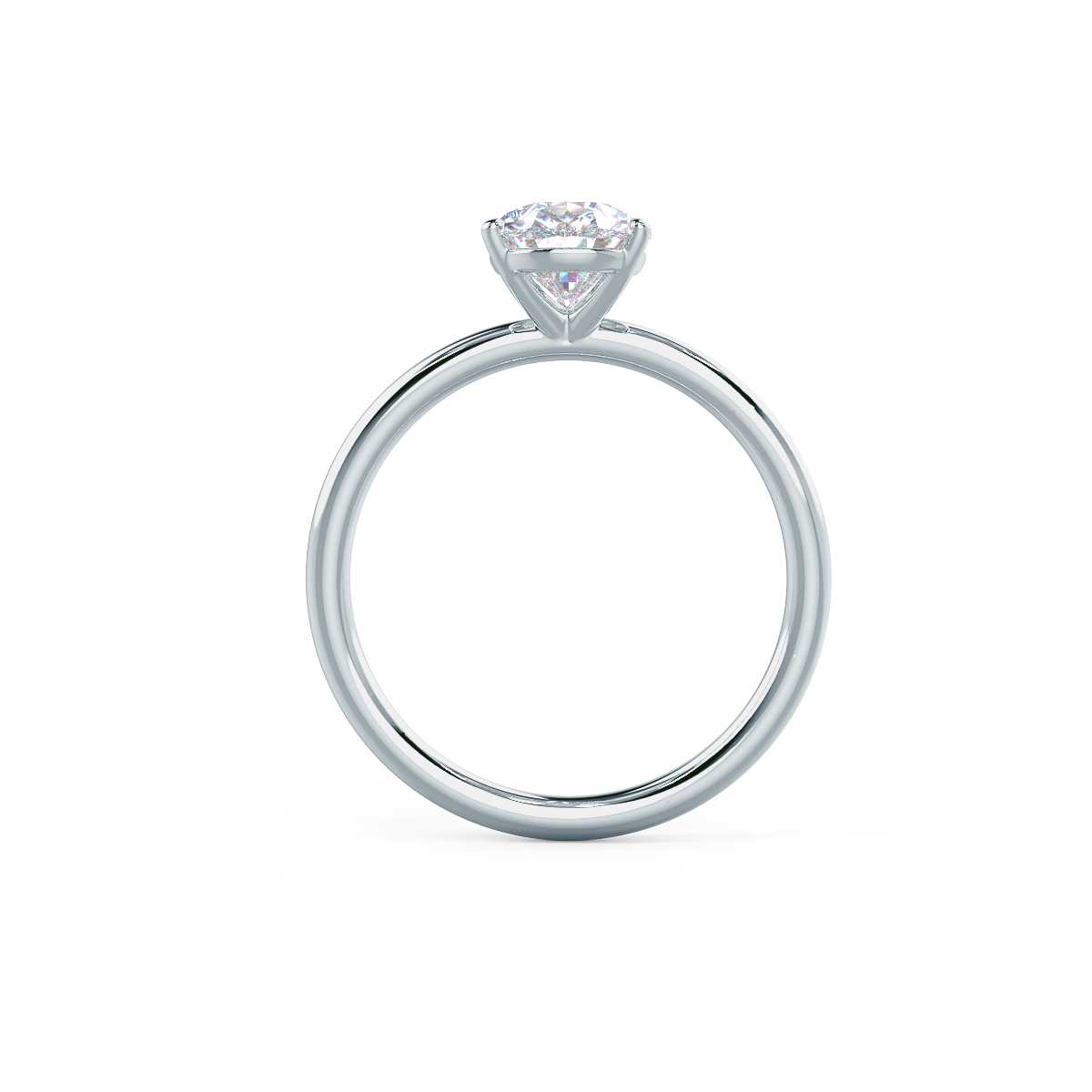 Details about   Simple Solitaire Engagement Ring 3.00 CT Pear Cut Diamond 14K White Gold Finish 