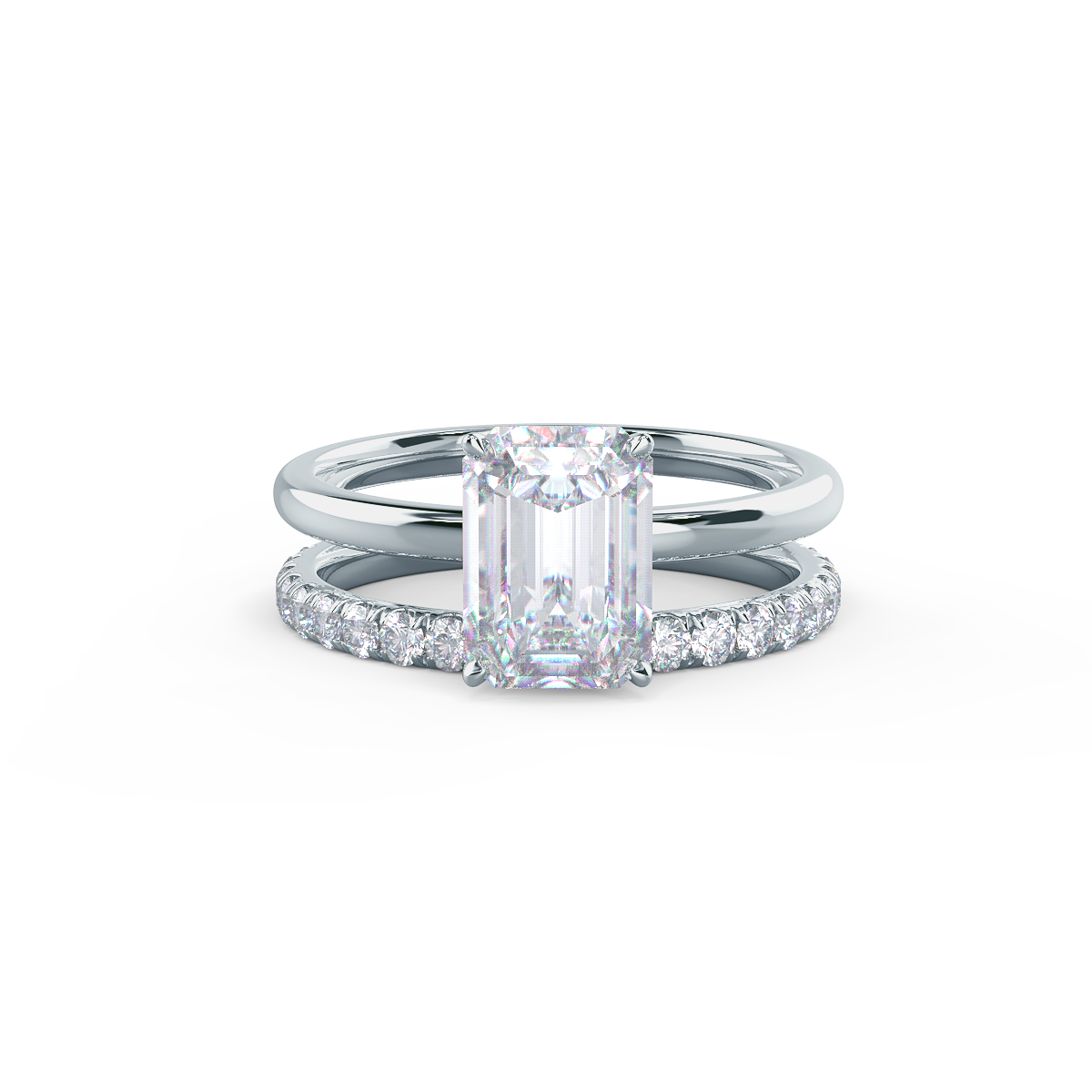  This setting pairs with a variety of wedding band styles.    Shop All Wedding Bands   