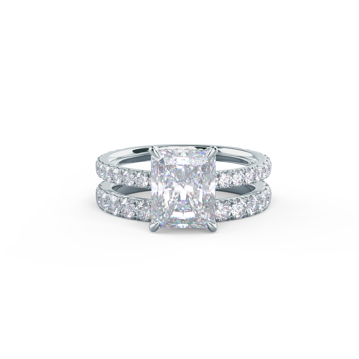  This setting pairs with a variety of wedding band styles.    View Wedding Band Details   