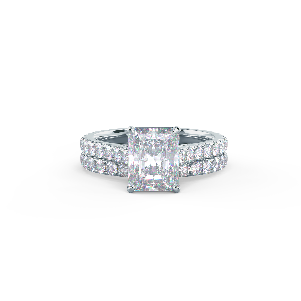  This setting can be made to allow a wedding band to sit nearly flush.    Shop All Wedding Bands   