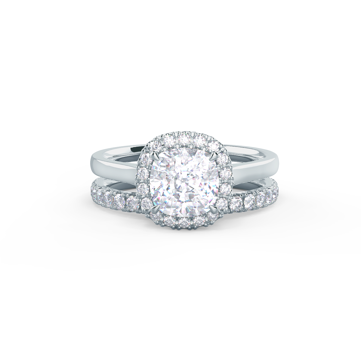  This setting pairs with a variety of wedding band styles.    Shop All Wedding Bands   