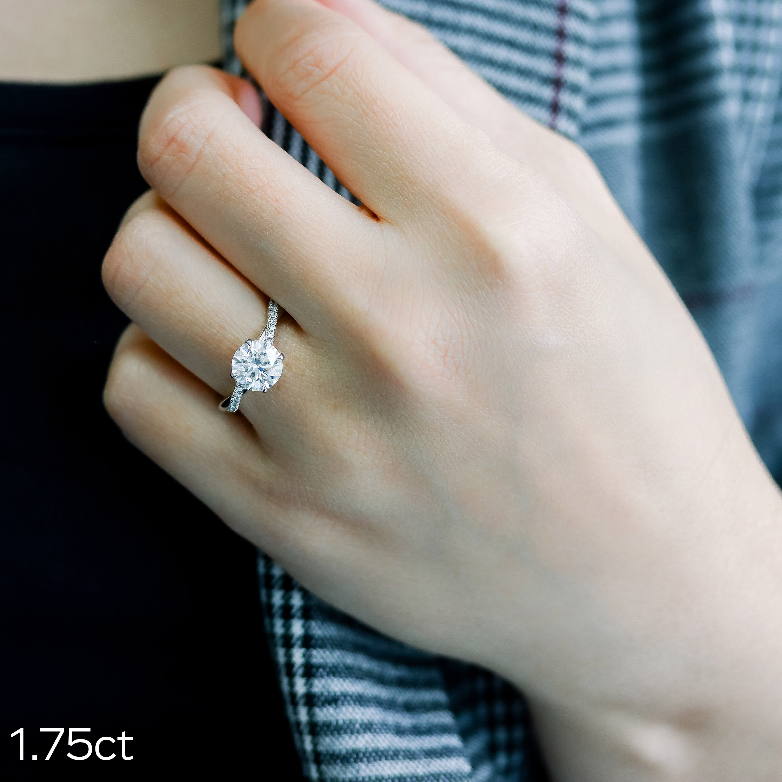 Infinity Twist Setting | Custom Lab Diamond Engagement Ring