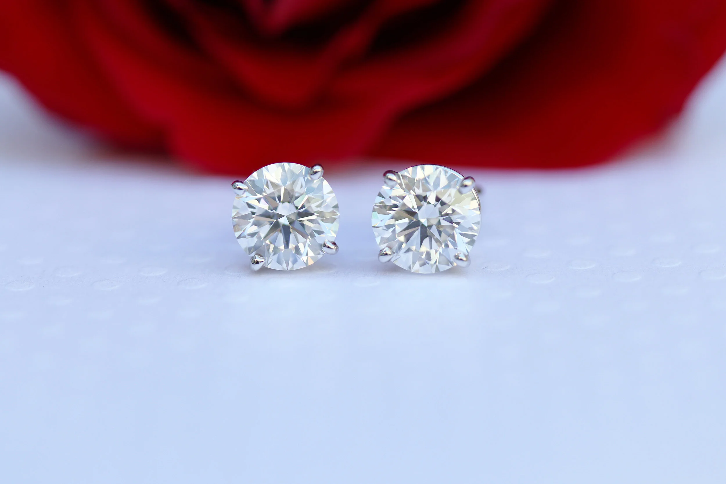 Lab Diamond Stud Earrings