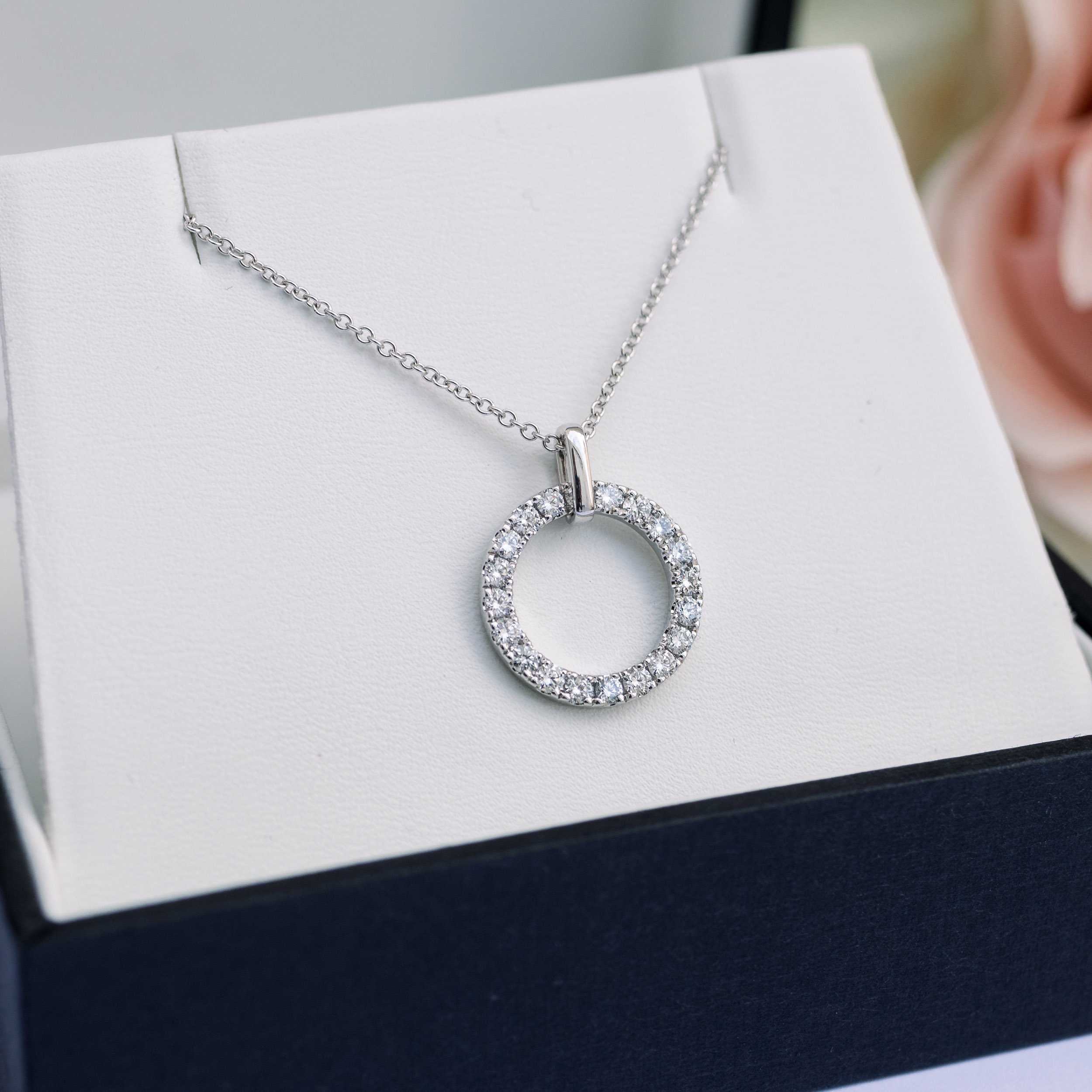 Karma Open Circle Necklace
