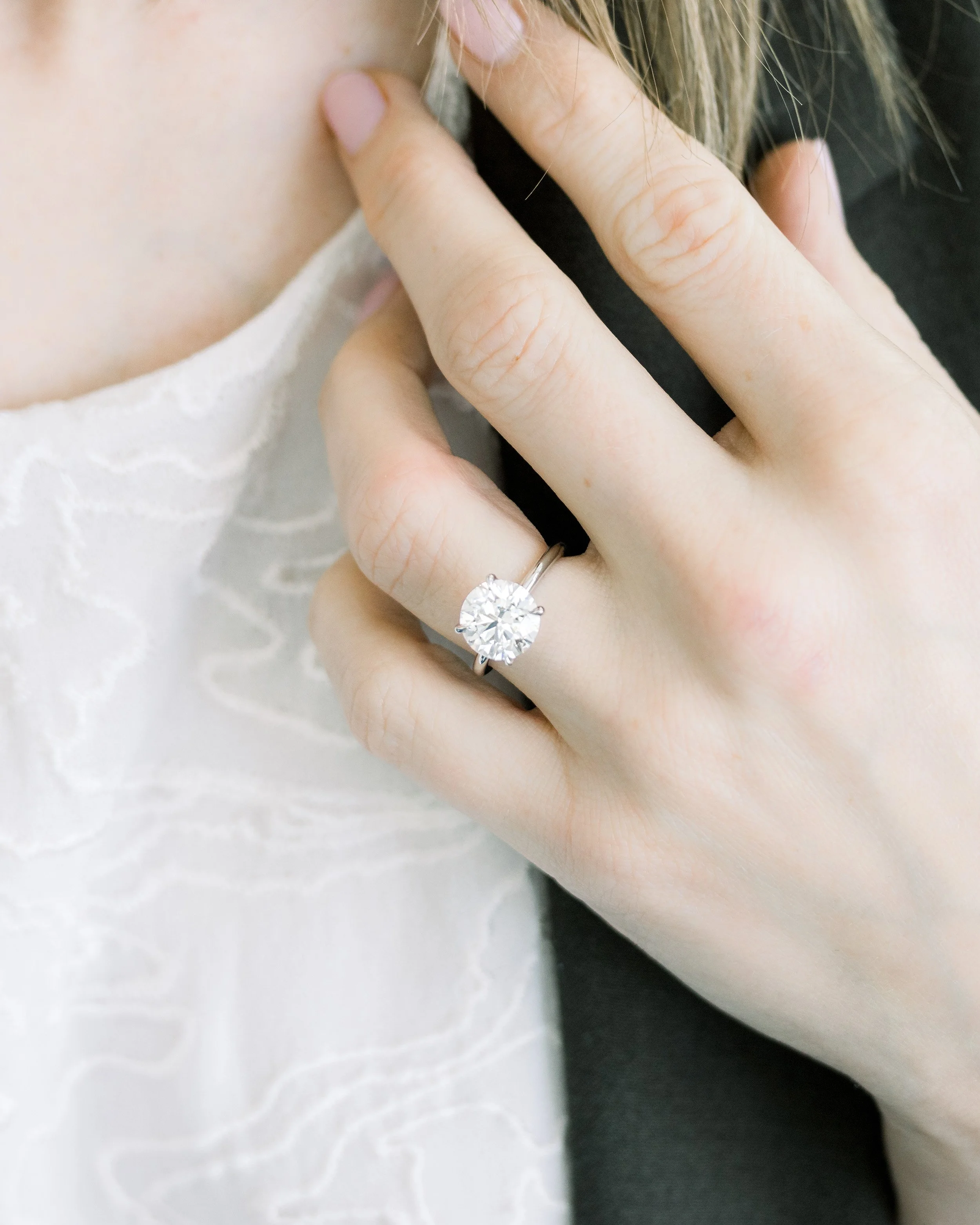 3.5 Carat Lab Grown Diamond Engagement Rings