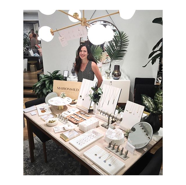 Hi! I&rsquo;m here at West Elm in Manhattan selling my jewels until 5pm today, feeling all the midcentury vibes. ✨I thank @westelm for supporting local handmade artists, it&rsquo;s refreshing to see a big company supporting small businesses.