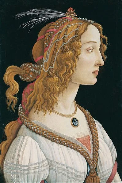 “Portrait of a Young Woman” by Sandro Botticelli (probably)