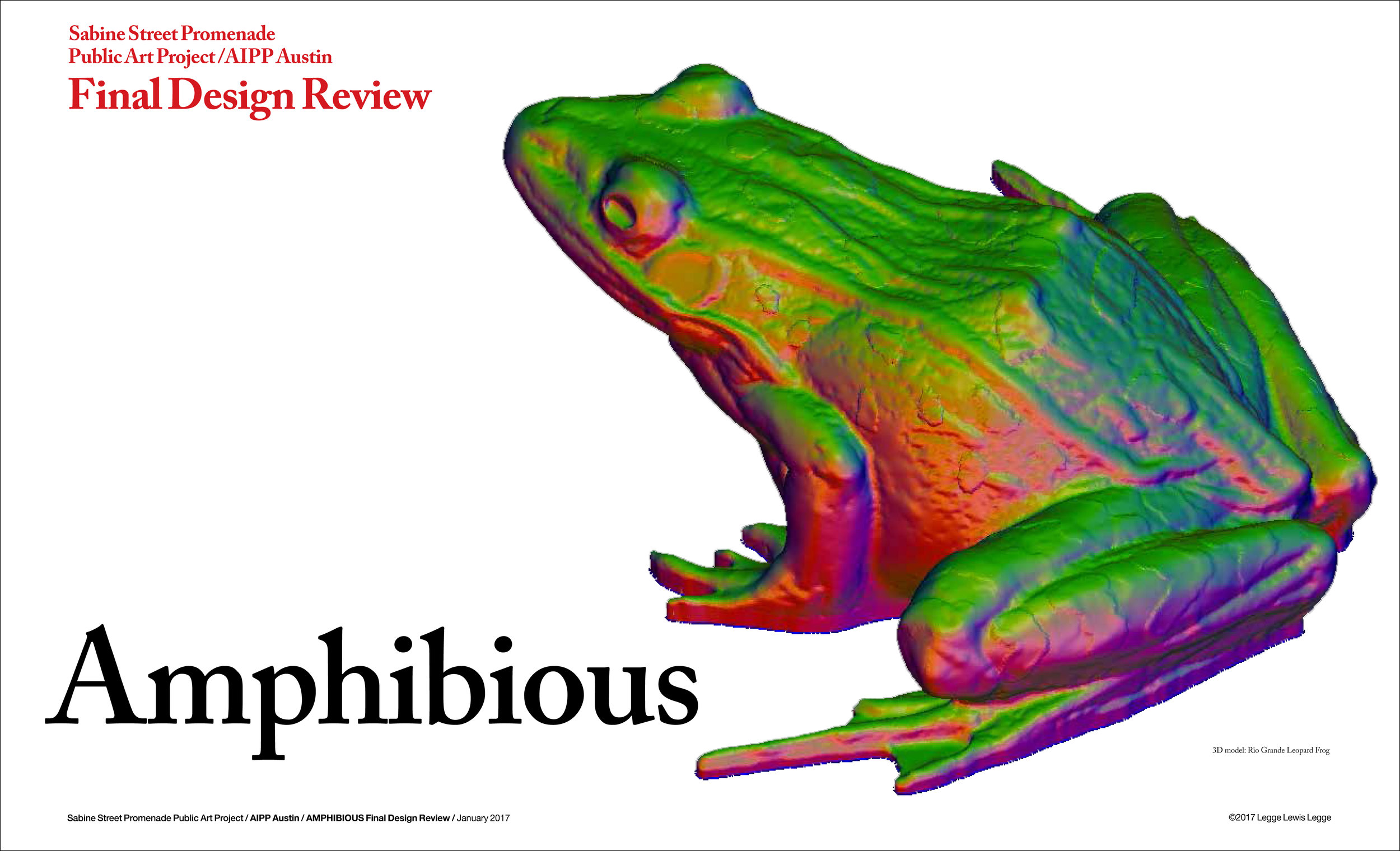 Project: 3D modeling & bronze sculpture production, presentation design