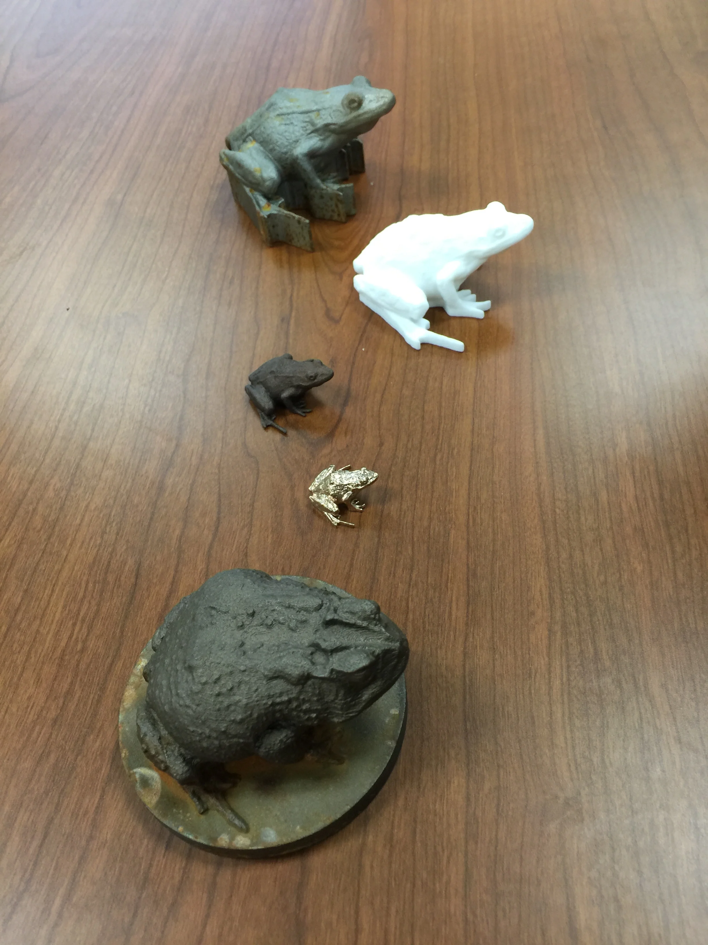 3D printed prototypes in steel,&nbsp;bronze and plastic