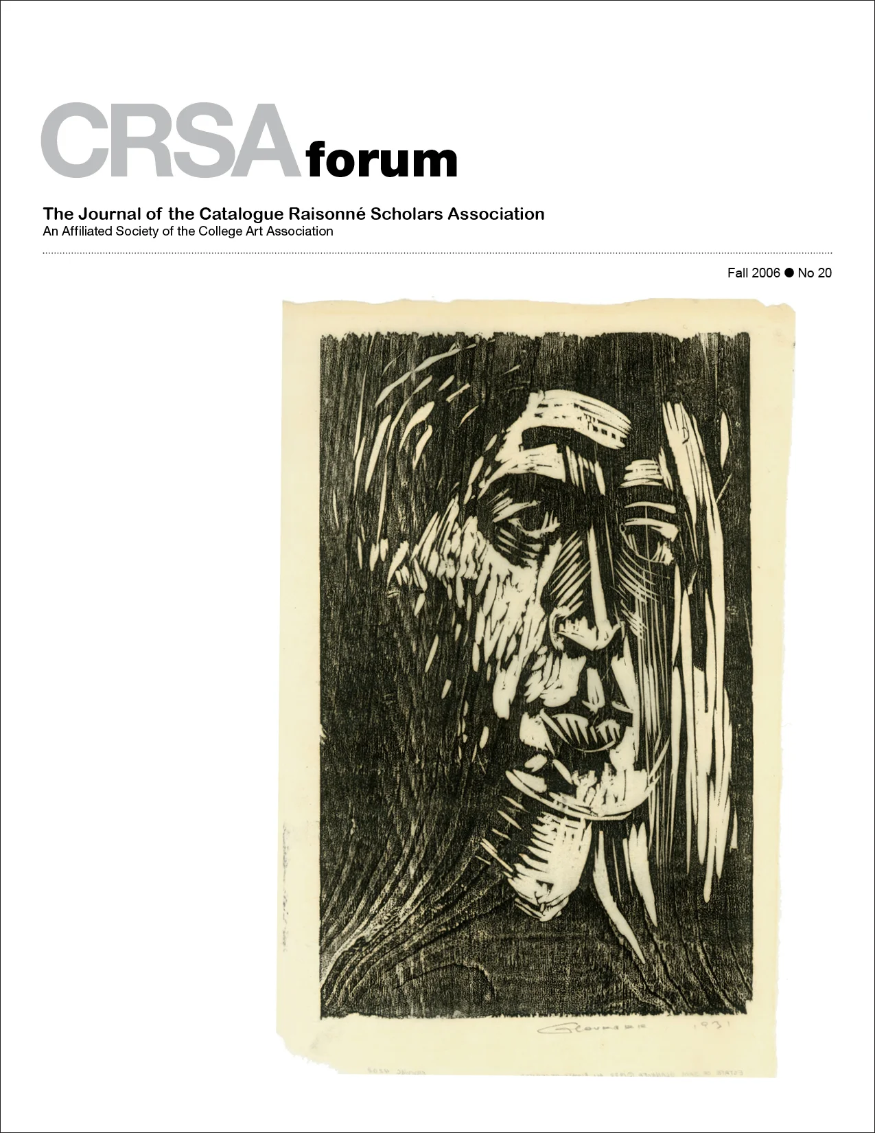 PUBLICATION: CRSA Forum Fall 2006