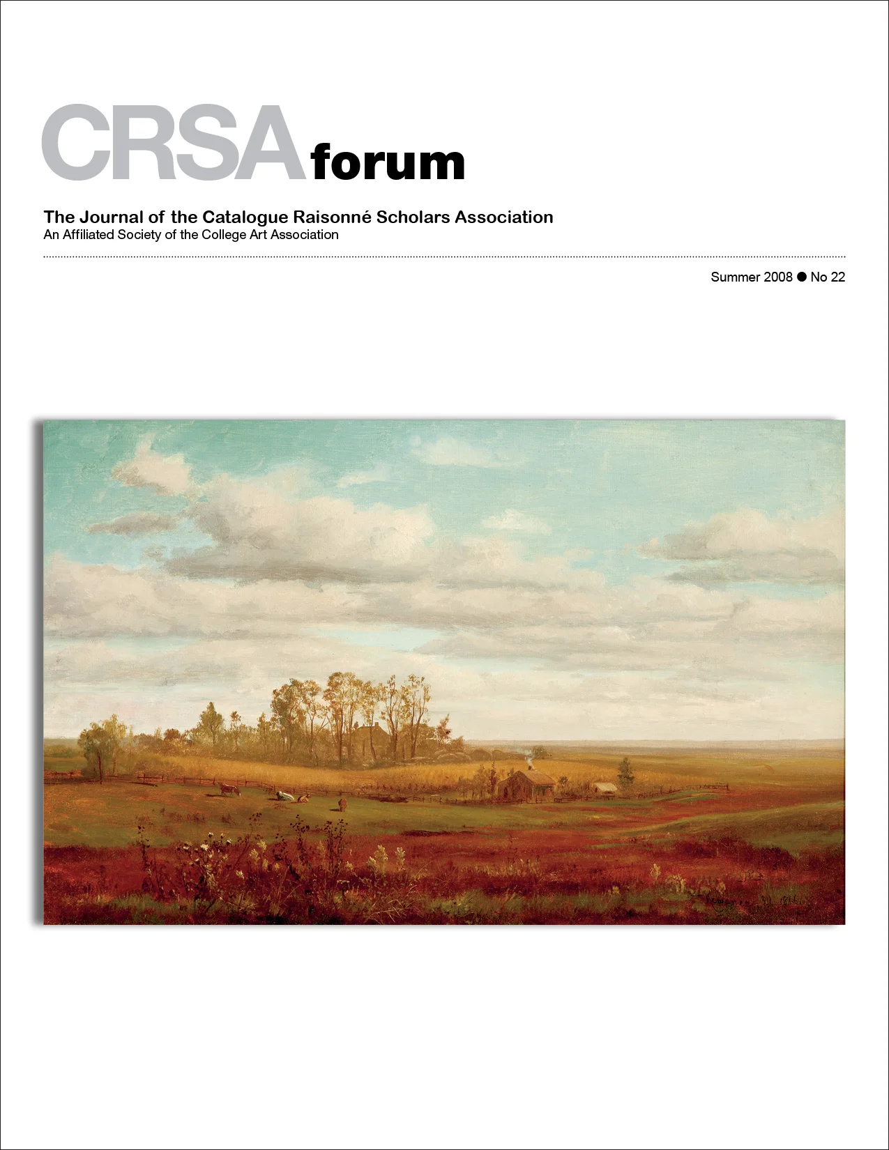 PUBLICATION: CRSA Forum Summer 2008