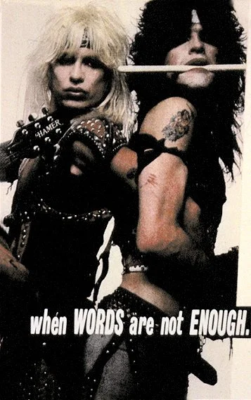   When Words Are Not Enough  / 48" X 96" (size variable) / C-print     