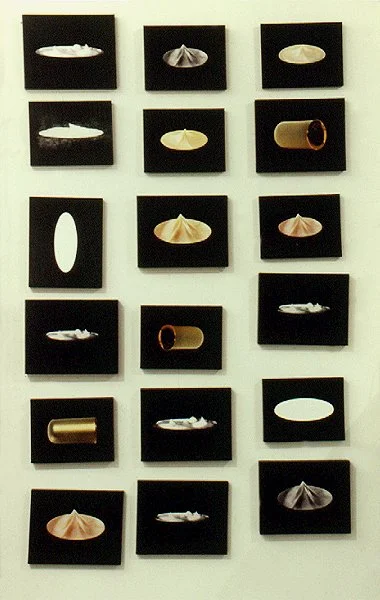 Heirlooms / 1994 / install view / each approx. 8" X 10" / C-print, acrylic on board
