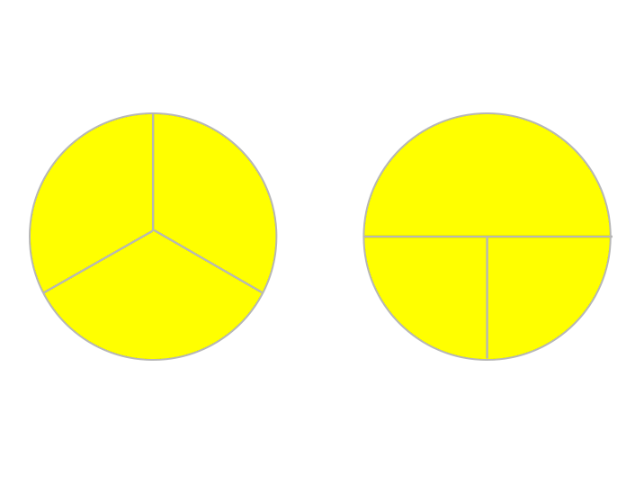 fractions-same-but-diferent-yellow-pies.png