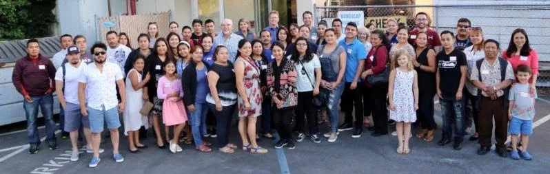 New Upward Scholars students and families, along with Board members and supporters, attended our Back to College event in August.